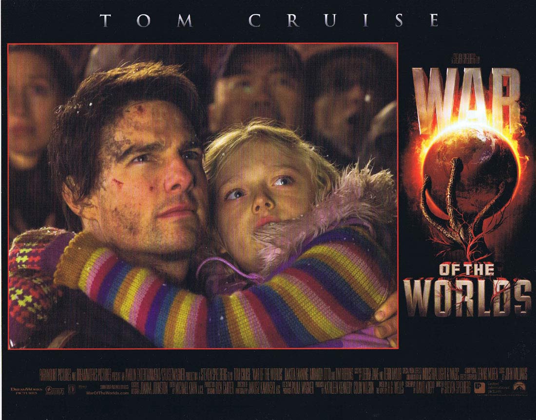 WAR OF THE WORLDS Original US Lobby Card 6 Tom Cruise Dakota Fanning Miranda Otto
