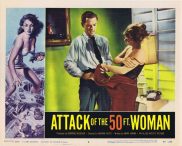 ATTACK OF THE 50 FOOT WOMAN Original Lobby Card 8 Allison Hayes Sci Fi Classic