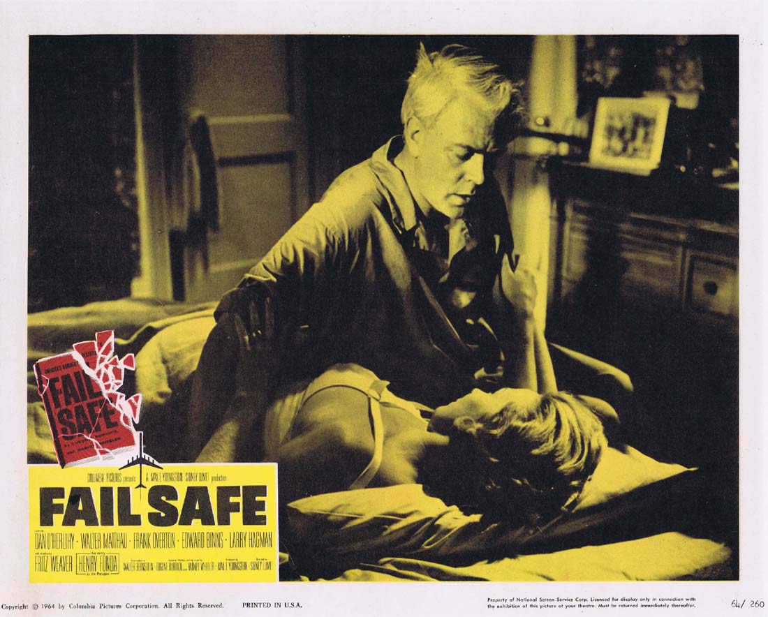 FAIL SAFE Original Lobby Card 6 Henry Fonda Dan O’Herlihy Walter Matthau
