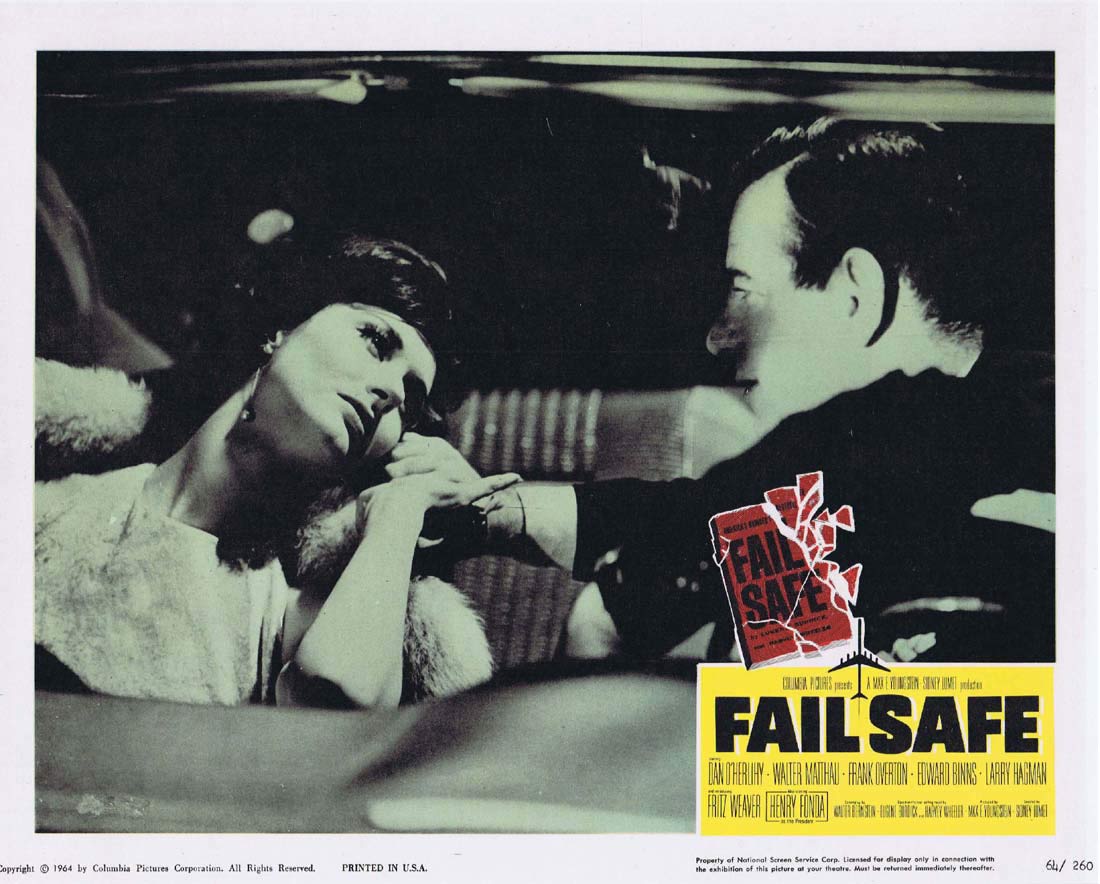 FAIL SAFE Original Lobby Card 7 Henry Fonda Dan O’Herlihy Walter Matthau