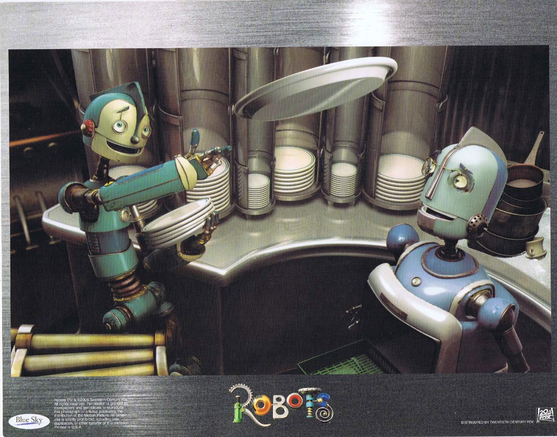 ROBOTS Original Lobby Card 1 Ewan McGregor Halle Berry Robin Williams