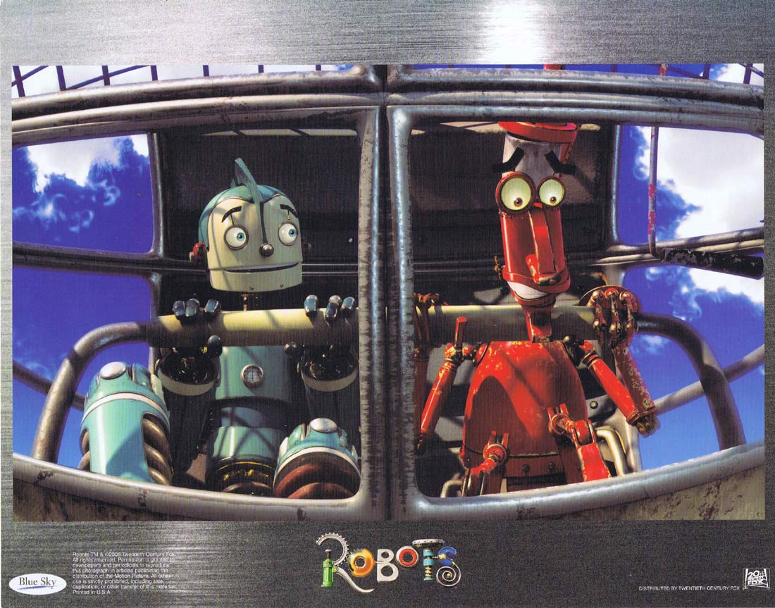 ROBOTS Original Lobby Card 10 Ewan McGregor Halle Berry Robin Williams