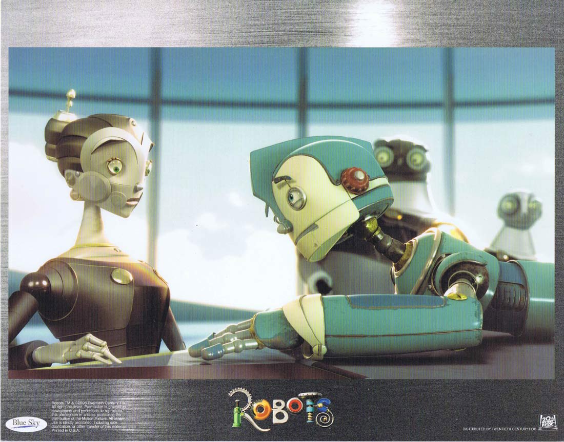 ROBOTS Original Lobby Card 6 Ewan McGregor Halle Berry Robin Williams