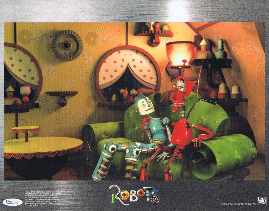 ROBOTS Original Lobby Card 8 Ewan McGregor Halle Berry Robin Williams