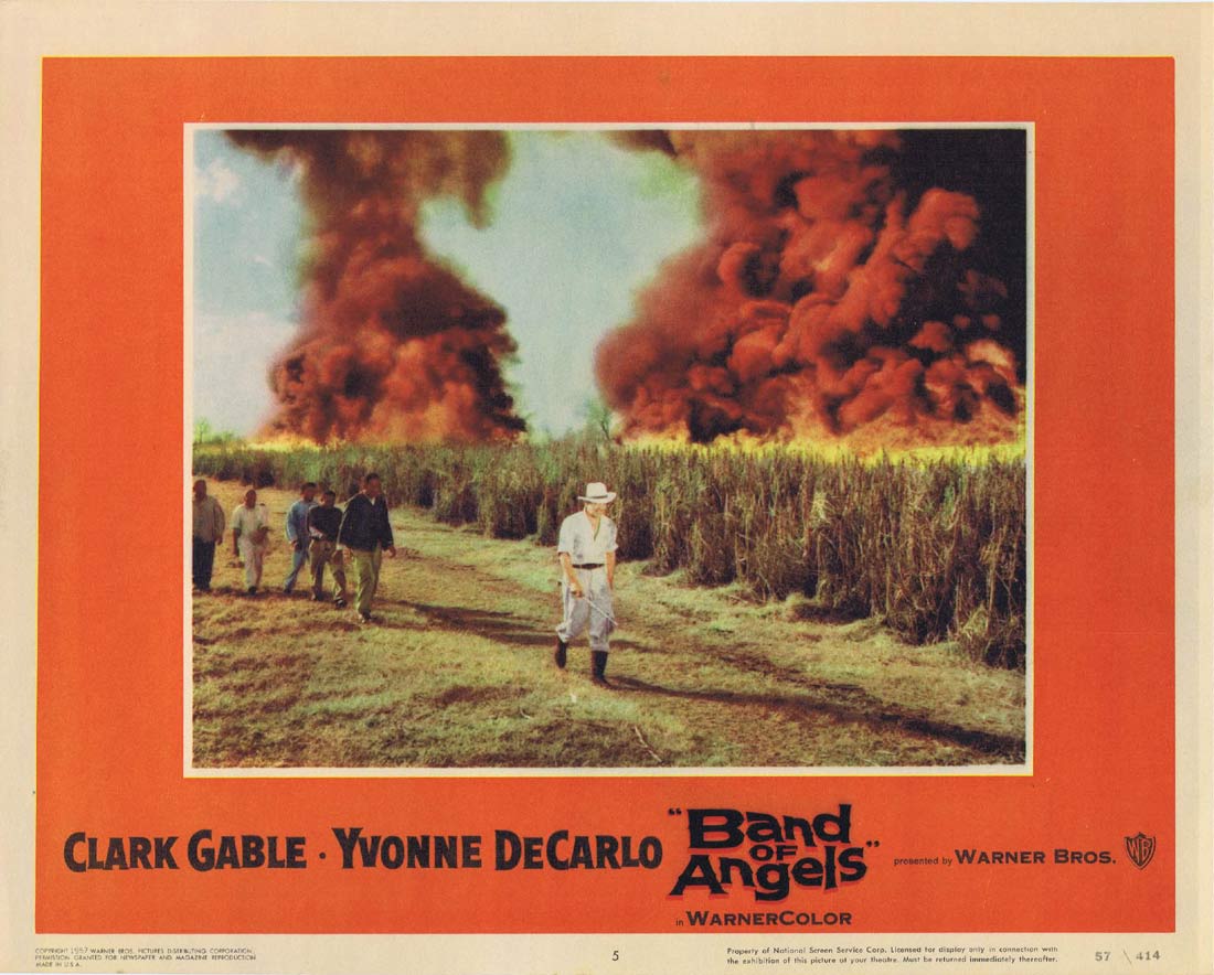 BAND OF ANGELS Original Lobby Card 5 Clark Gable Yvonne De Carlo Sidney Poitier