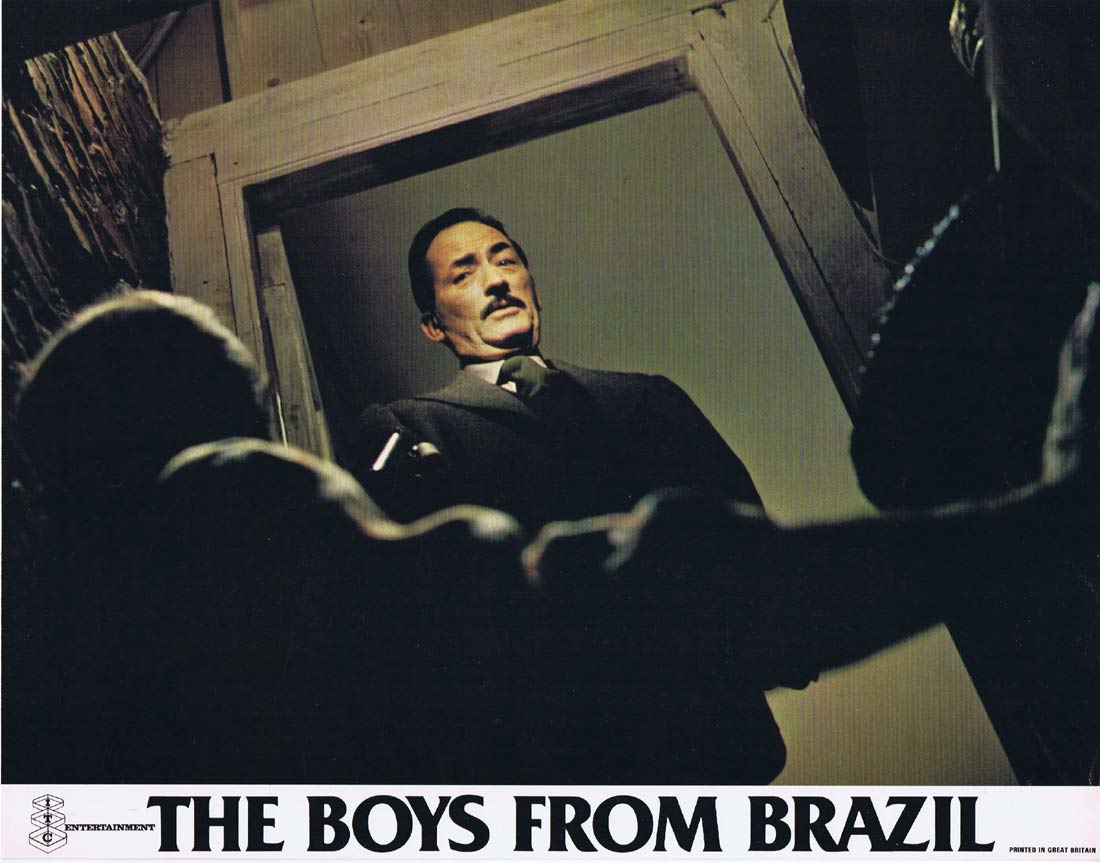 THE BOYS FROM BRAZIL Original UK Lobby Card 1 Gregory Peck Laurence Olivier