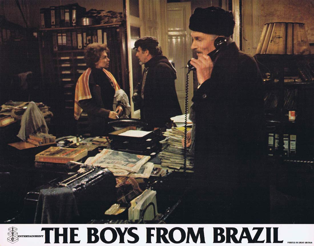 THE BOYS FROM BRAZIL Original UK Lobby Card 11 Gregory Peck Laurence Olivier