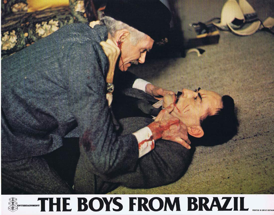 THE BOYS FROM BRAZIL Original UK Lobby Card 12 Gregory Peck Laurence Olivier