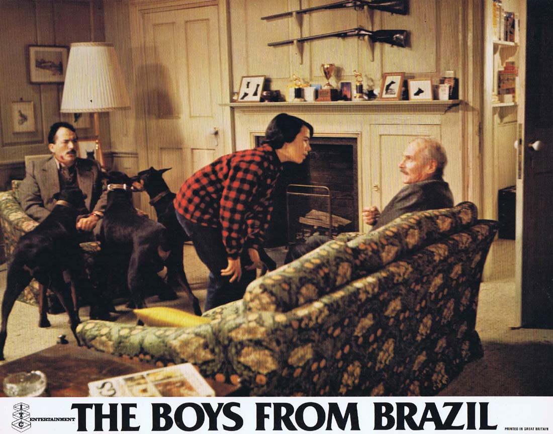 THE BOYS FROM BRAZIL Original UK Lobby Card 5 Gregory Peck Laurence Olivier