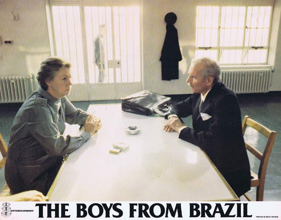 THE BOYS FROM BRAZIL Original UK Lobby Card 7 Gregory Peck Laurence Olivier