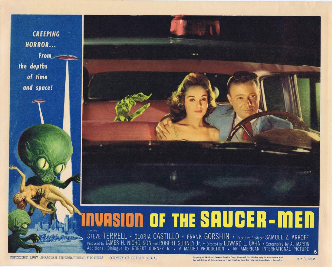INVASION OF THE SAUCER MEN Lobby card 6 1957 Sci Fi Classic Best Card