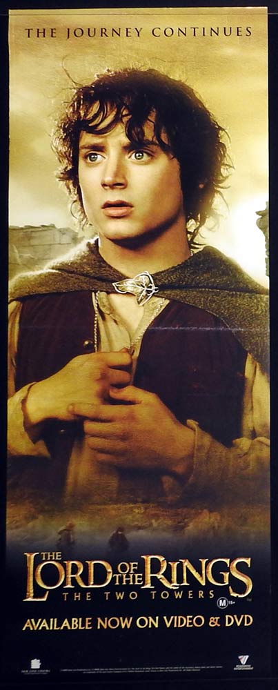 THE LORD OF THE RINGS RETURN OF THE KING Original ROLLED DS 2004 DVD release Door Panel “B”