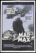 MAD MAX Original MAUVE One sheet Movie Poster Mel Gibson Very rare for sale