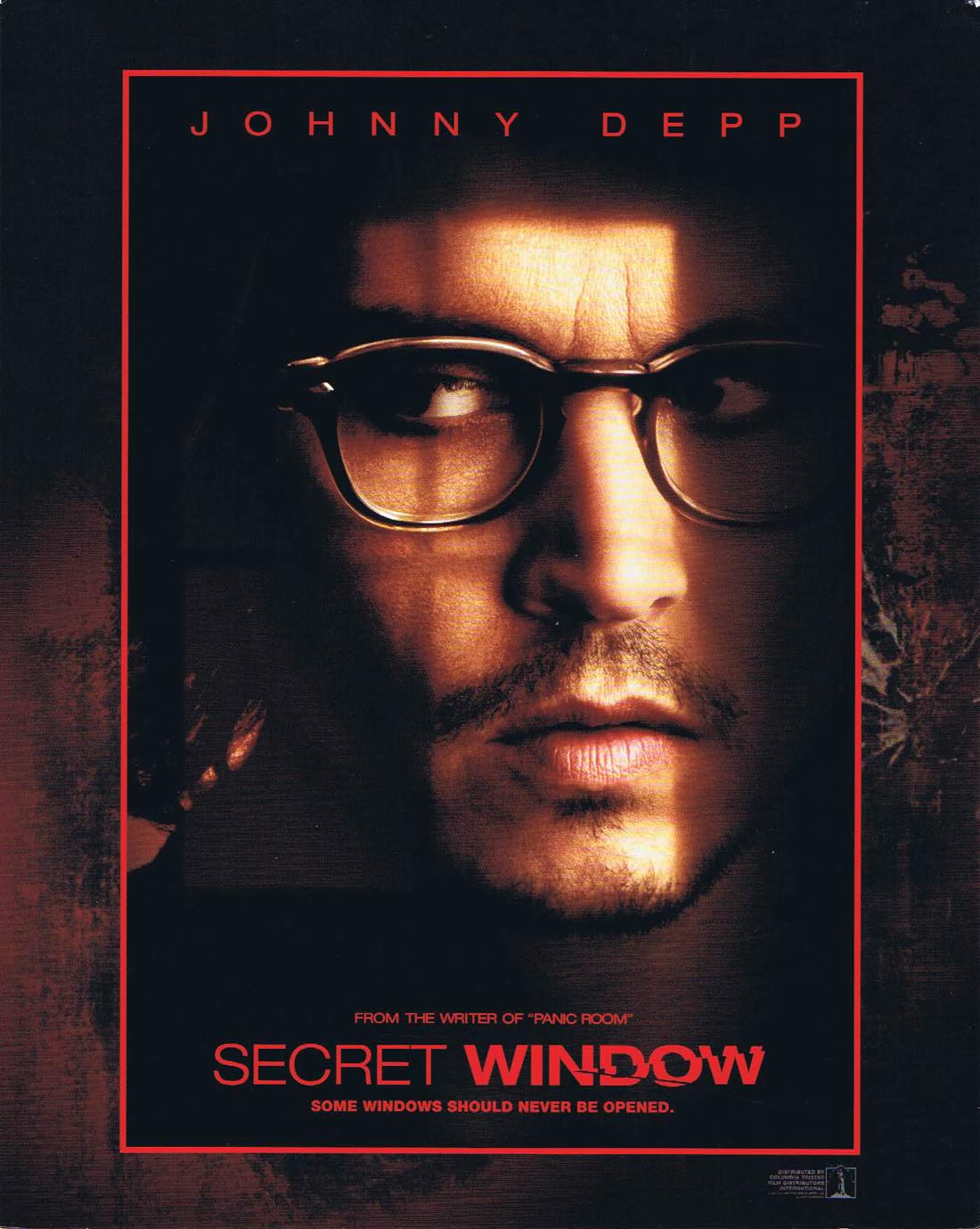 THE SECRET WINDOW Original 8 x 10 Lobby Card 1 Johnny Depp John Turturro Maria Bello