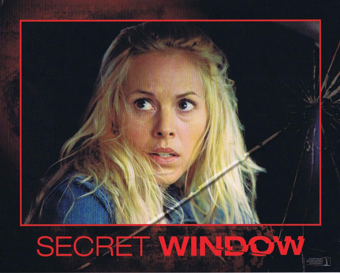 THE SECRET WINDOW Original 8 x 10 Lobby Card 3 Johnny Depp John Turturro Maria Bello