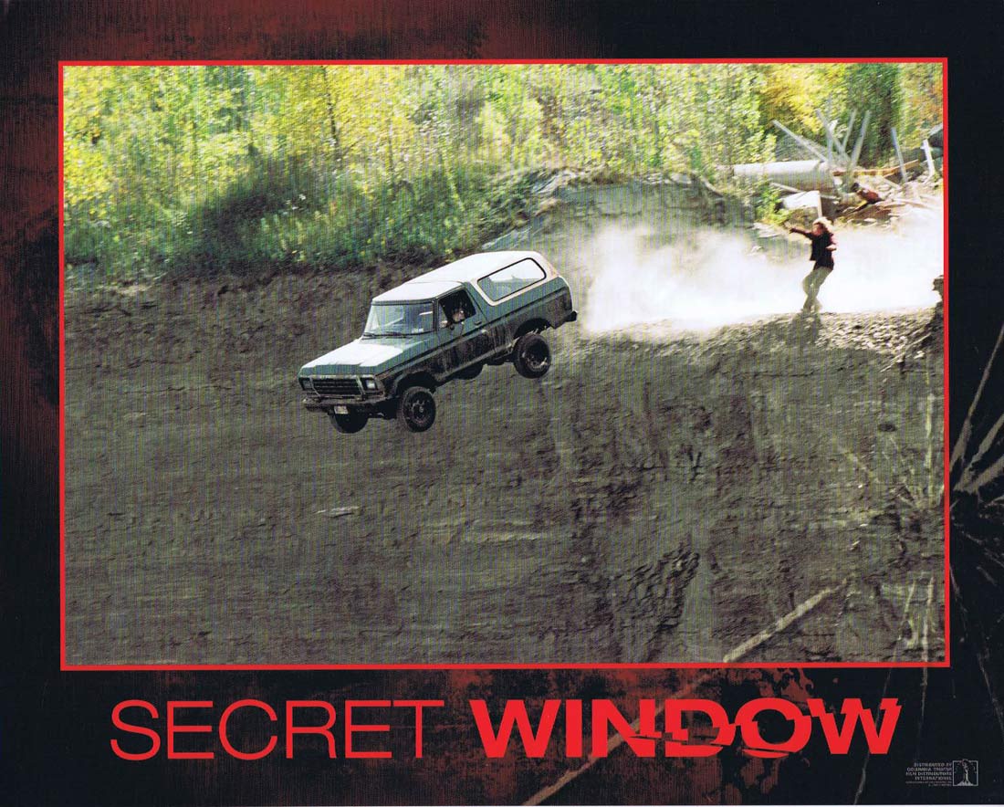 THE SECRET WINDOW Original 8 x 10 Lobby Card 4 Johnny Depp John Turturro Maria Bello