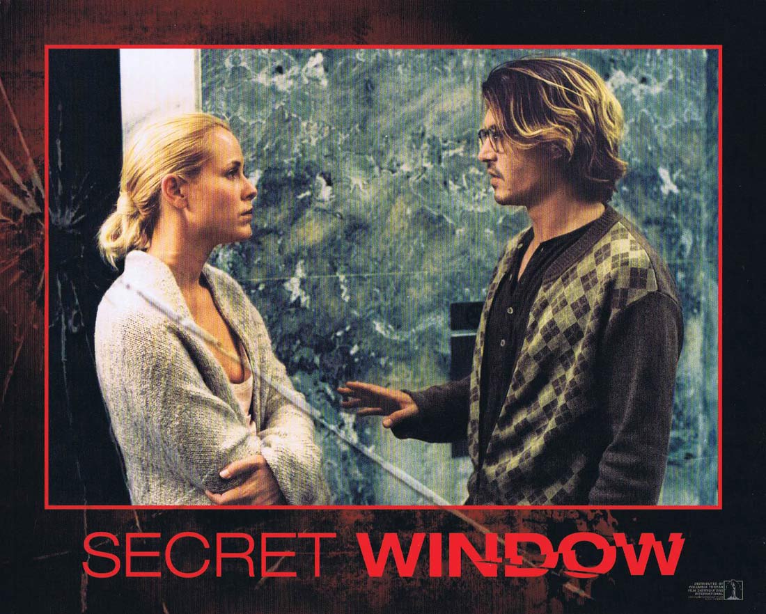 THE SECRET WINDOW Original 8 x 10 Lobby Card 5 Johnny Depp John Turturro Maria Bello