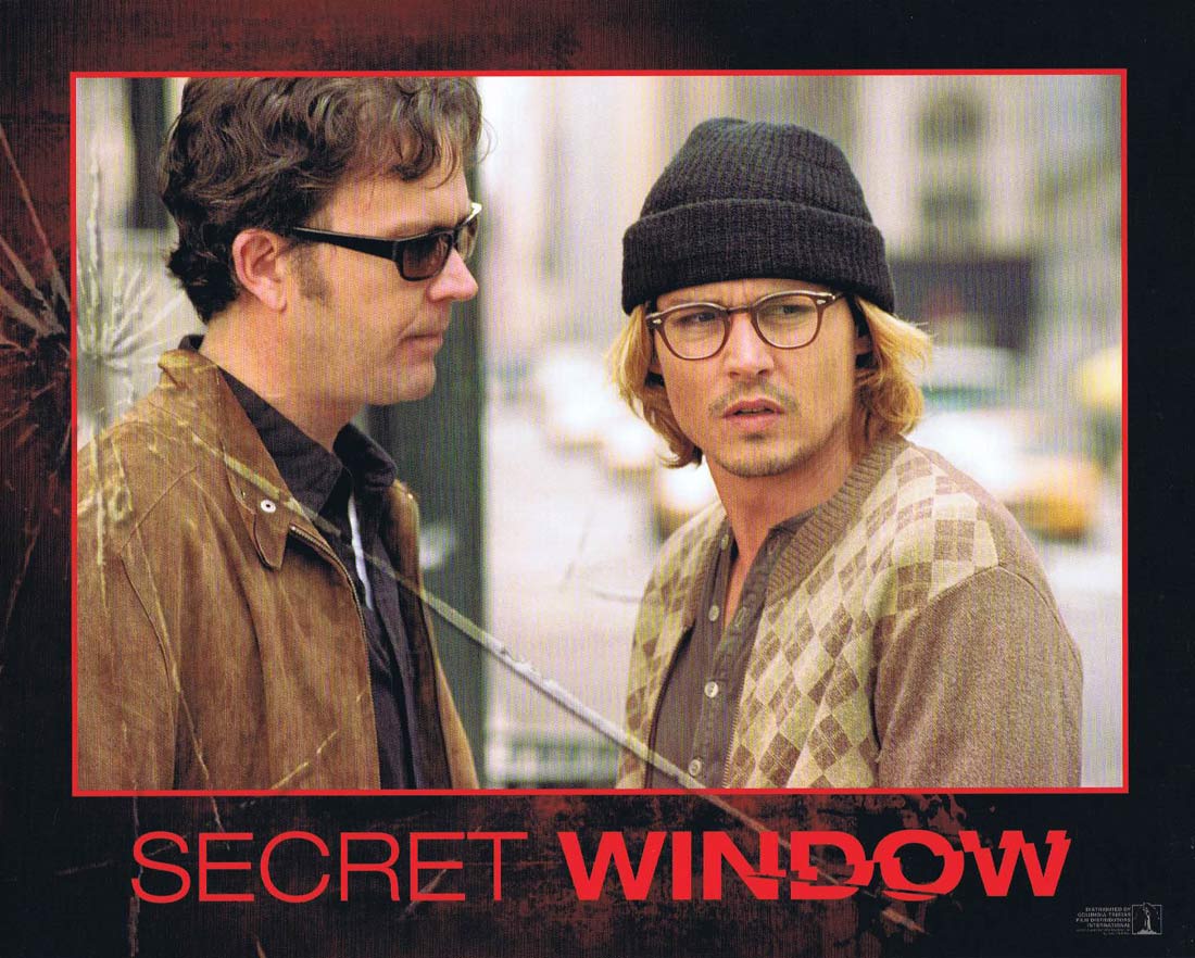THE SECRET WINDOW Original 8 x 10 Lobby Card 8 Johnny Depp John Turturro Maria Bello