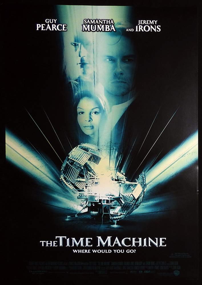 THE TIME MACHINE Original DS One Sheet Movie Poster Guy Pearce Samantha Mumba Orlando Jones