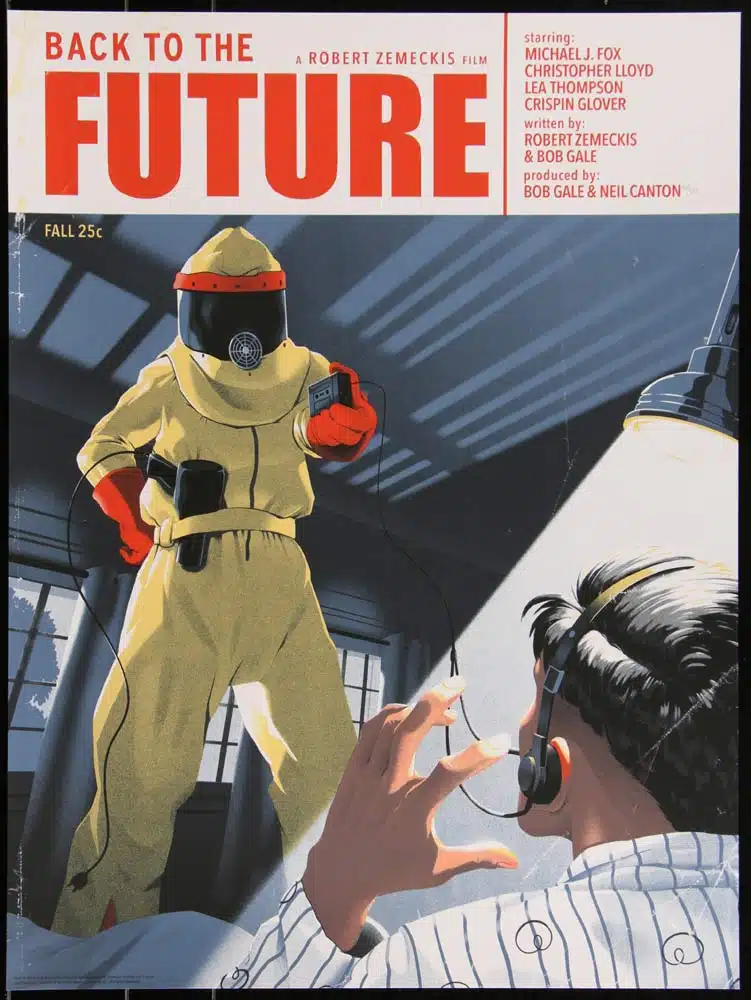 BACK TO THE FUTURE Original Limited Edition Mondo Art Print Movie Poster George Bletsis art