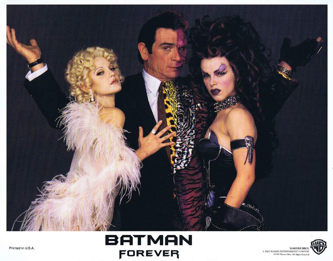 BATMAN FOREVER Original Lobby card 4 Val Kilmer Jim Carrey Nicole Kidman -  Moviemem Original Movie Posters