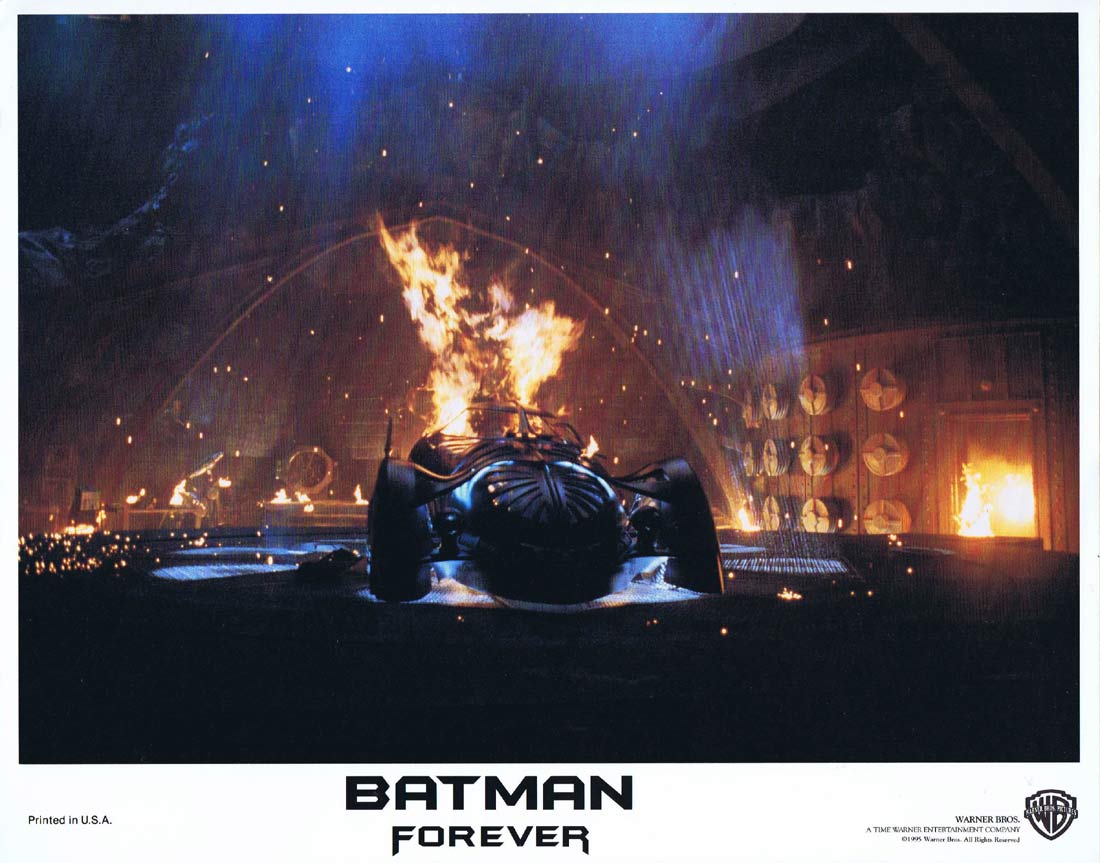 BATMAN FOREVER Original Lobby card 8 Val Kilmer Jim Carrey Nicole Kidman