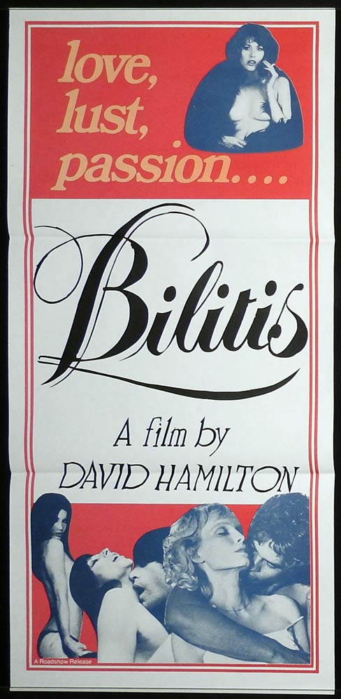 BILITIS Original 1970s Stock Daybill Movie Poster Patti D’Arbanville David Hamilton