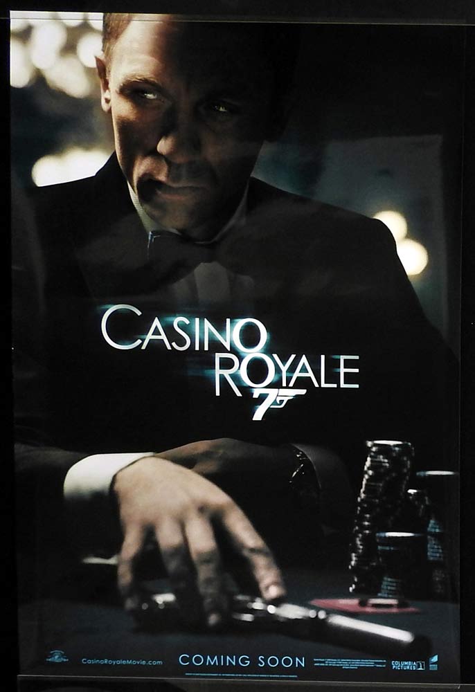 CASINO ROYALE DS INT Teaser One sheet Movie poster Daniel Craig James Bond