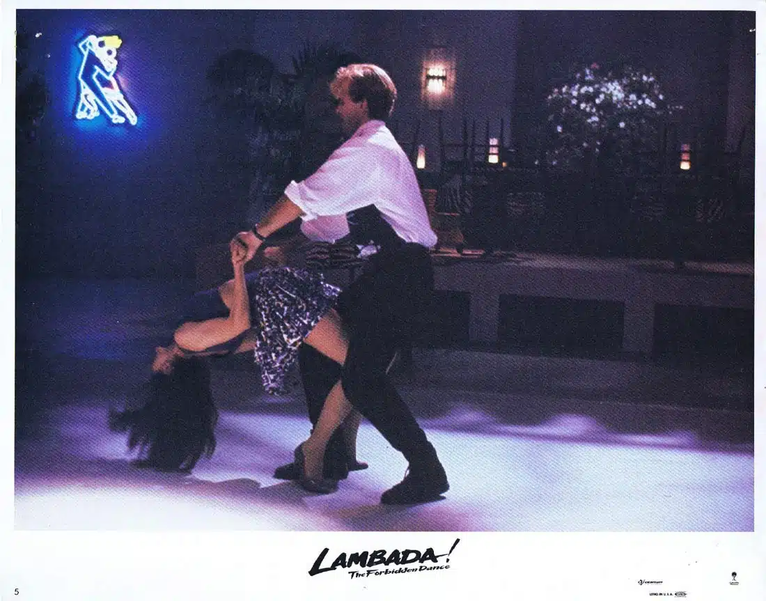 LAMBADA aka FORBIDDEN DANCE Original Lobby Card 5 Laura Harring Jeff James