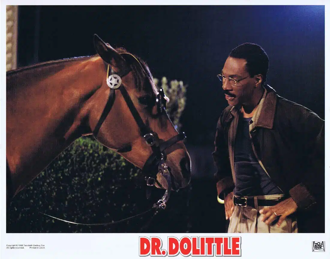 DR DOLITTLE Original Lobby Card 1 Eddie Murphy Ossie Davis Oliver Platt