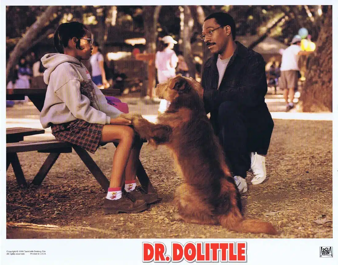 DR DOLITTLE Original Lobby Card 5 Eddie Murphy Ossie Davis Oliver Platt
