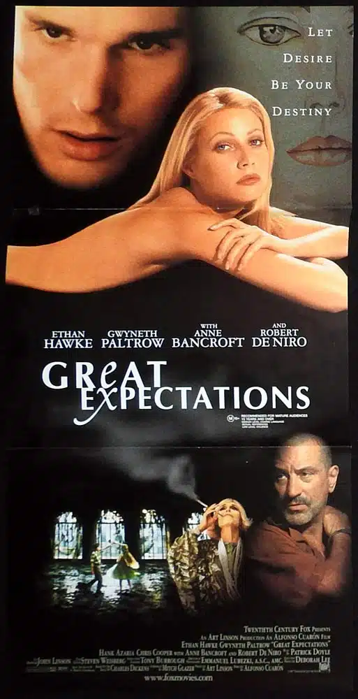 GREAT EXPECTATIONS Original Daybill Movie Poster Ethan Hawke Gwyneth Paltrow Robert De Niro