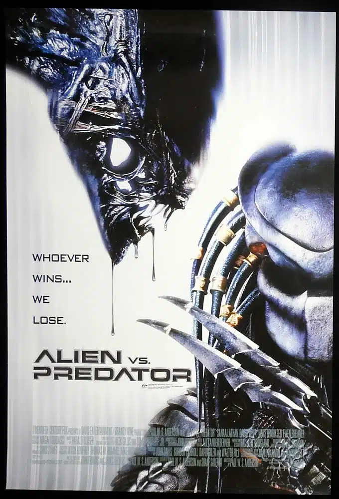Alien Vs. Predator (2004) Original One-Sheet Movie Poster - Original Film  Art - Vintage Movie Posters