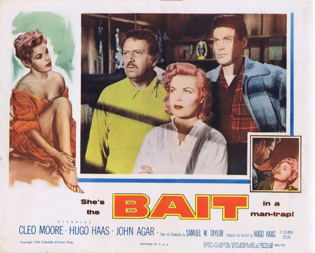 BAIT Original Lobby Card 1 Cleo Moore Hugo Haas Film Noir