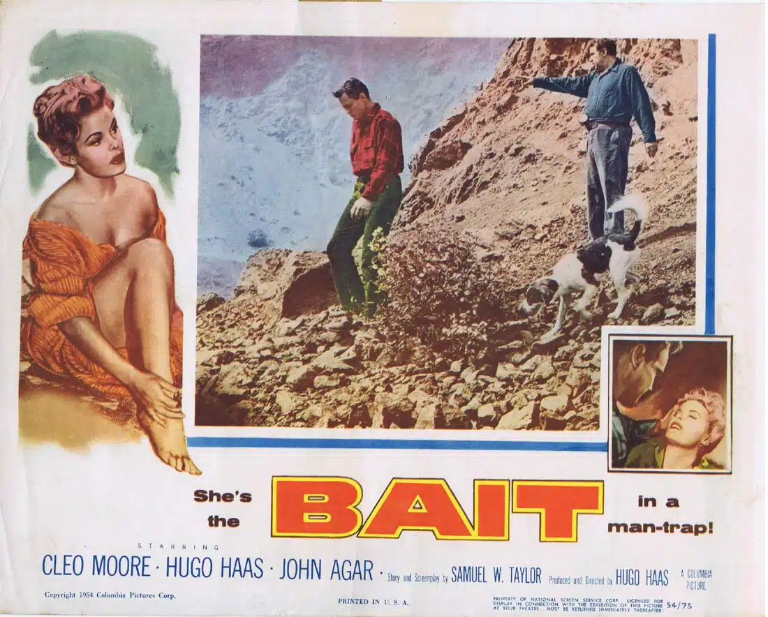 BAIT Original Lobby Card 5 Cleo Moore Hugo Haas Film Noir