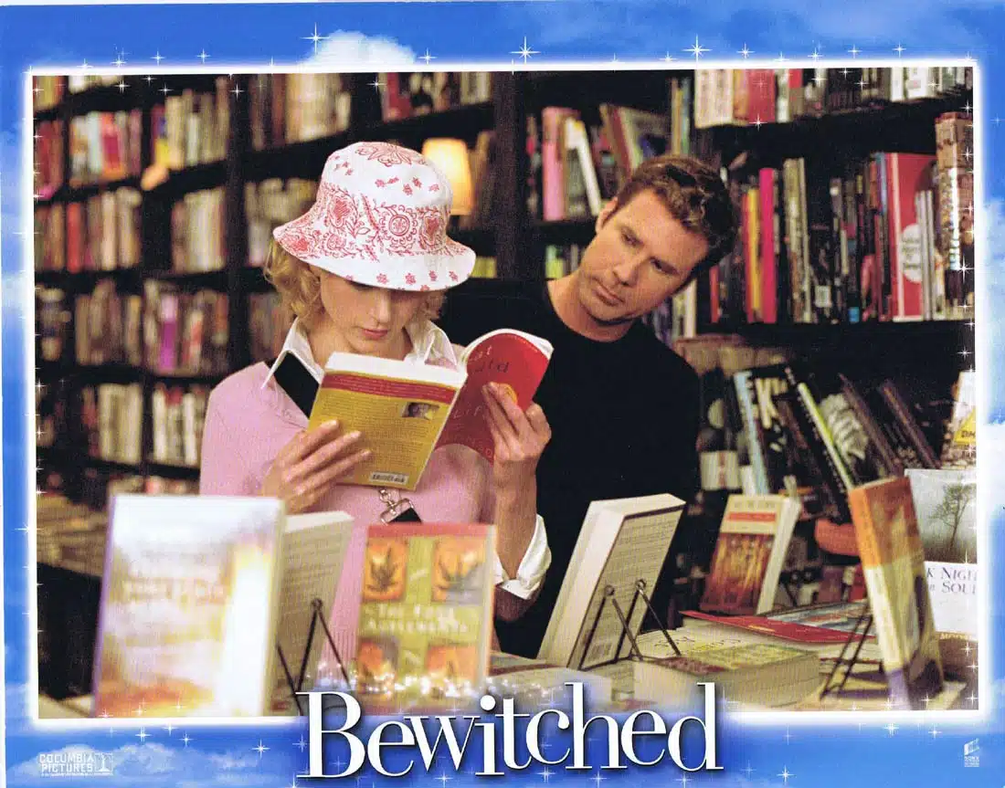 BEWITCHED Original Lobby Card 2 Nicole Kidman Will Ferrell Michael Caine