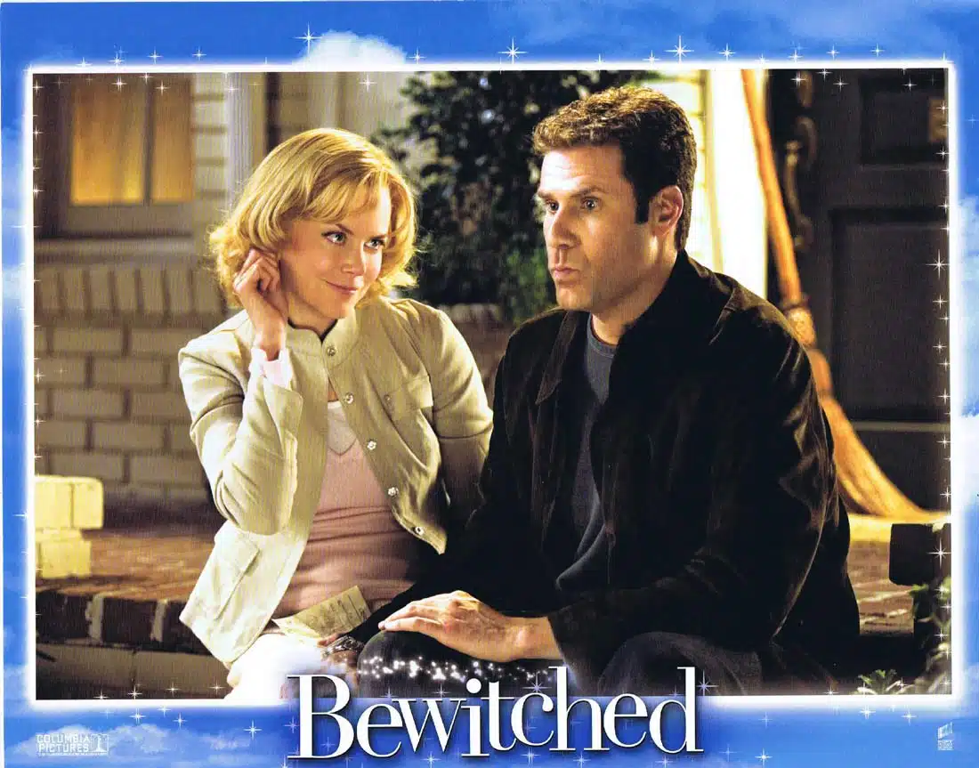 BEWITCHED Original Lobby Card 4 Nicole Kidman Will Ferrell Michael Caine
