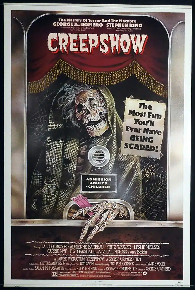 CREEPSHOW Original ROLLED US One Sheet Movie poster George A. Romero Leslie Nielsen Horror