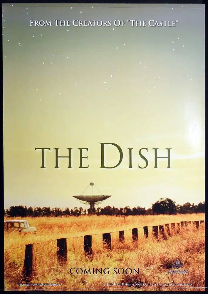 THE DISH Original ADV One Sheet Movie poster Sam Neill Kevin Harrington Tom Long