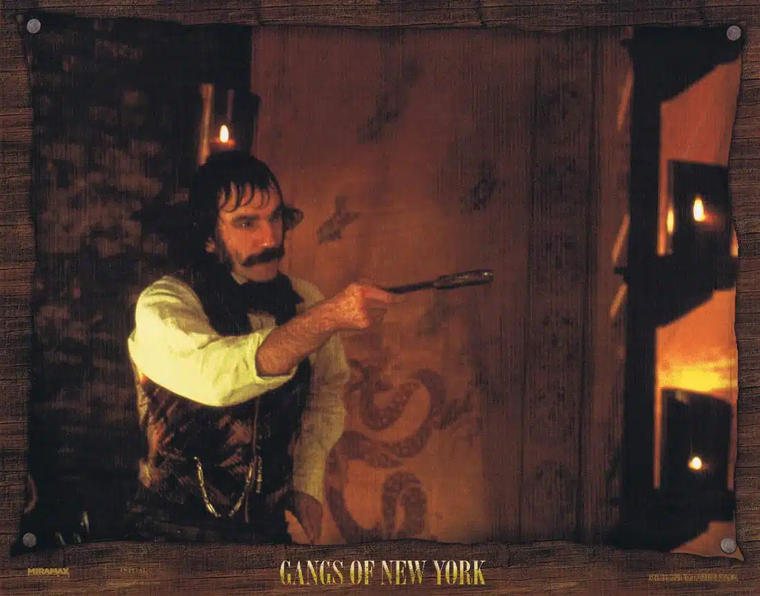 GANGS OF NEW YORK Original Lobby Card 6 Leonardo DiCaprio Cameron Diaz