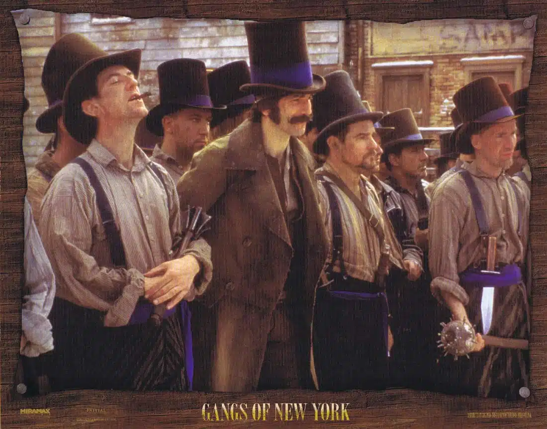 GANGS OF NEW YORK Original Lobby Card 7 Leonardo DiCaprio Cameron Diaz