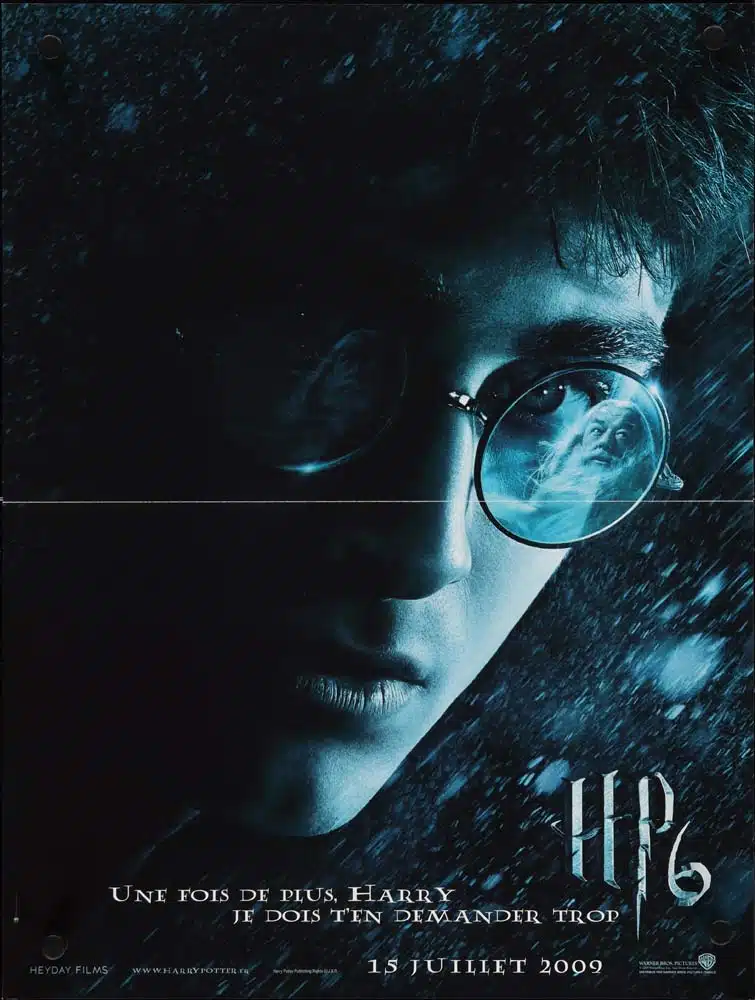 HARRY POTTER AND THE HALF BLOOD PRINCE Original French ADVANCE Movie poster Daniel Radcliffe