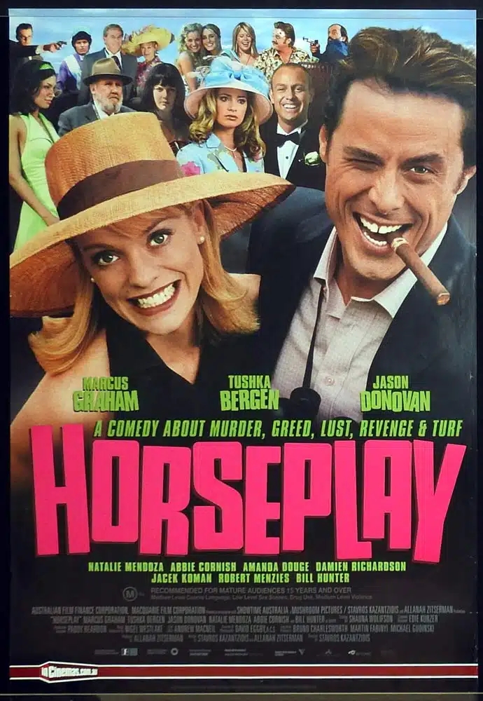 HORSEPLAY Original One Sheet Movie poster Jason Donovan Marcus Graham Abbie Cornish