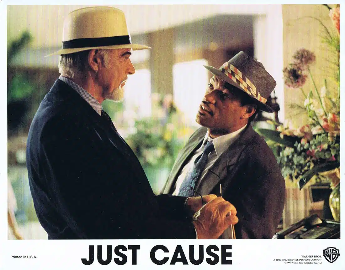 JUST CAUSE Original US Lobby Card 2 Sean Connery Laurence Fishburne Kate Capshaw