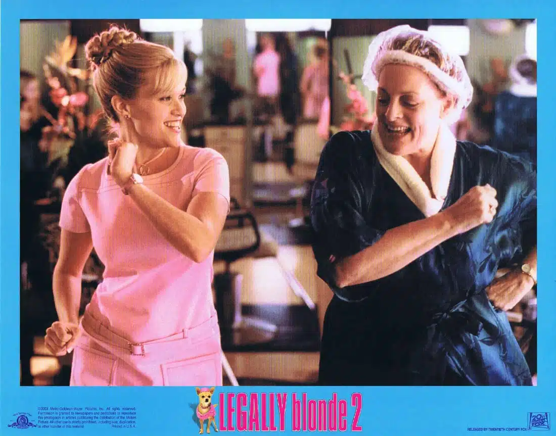 LEGALLY BLONDE 2 Original Lobby Card 7 Reese Witherspoon Sally Field Regina King