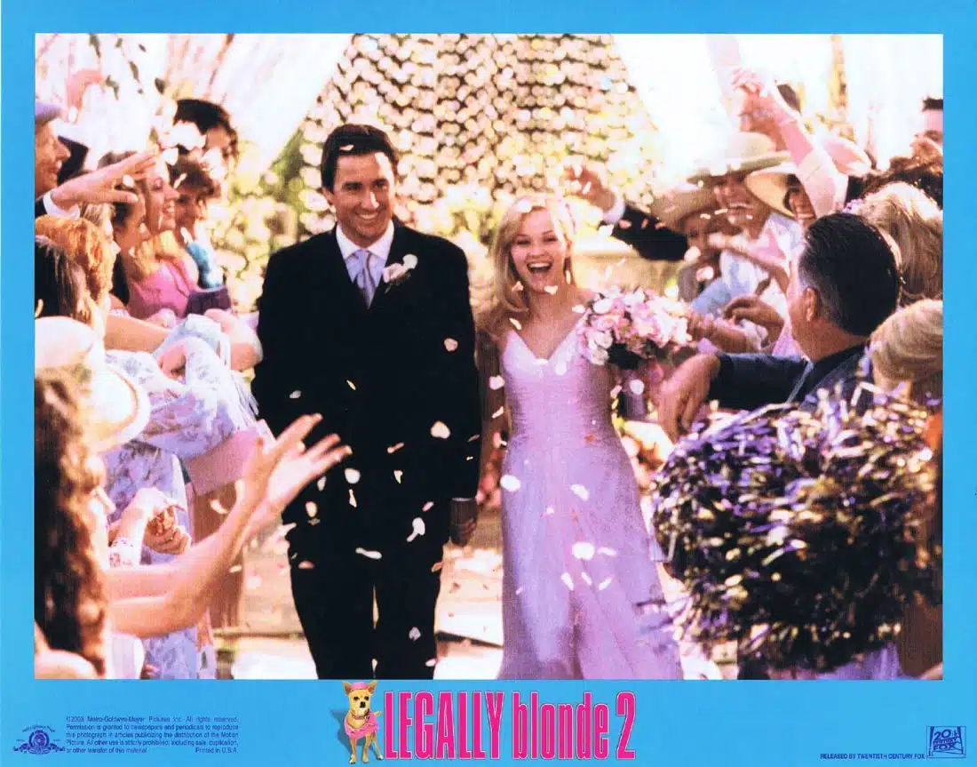 LEGALLY BLONDE 2 Original Lobby Card 8 Reese Witherspoon Sally Field Regina King