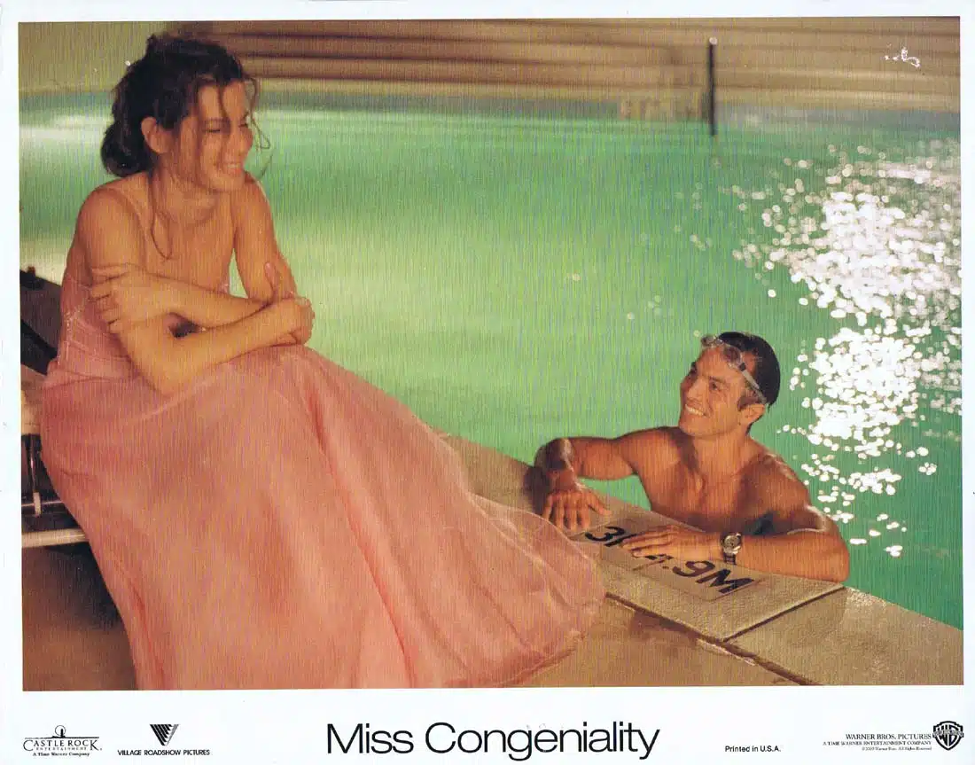 MISS CONGENIALITY Original US Lobby Card 2 Sandra Bullock William Shatner Ernie Hudson
