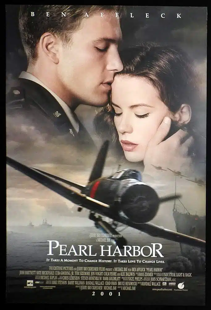 PEARL HARBOR Original INT One Sheet Movie poster Ben Affleck Kate Beckinsale C