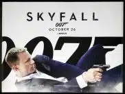 SKYFALL Original ROLLED ADV DS British Quad Movie Poster James Bond Daniel Craig