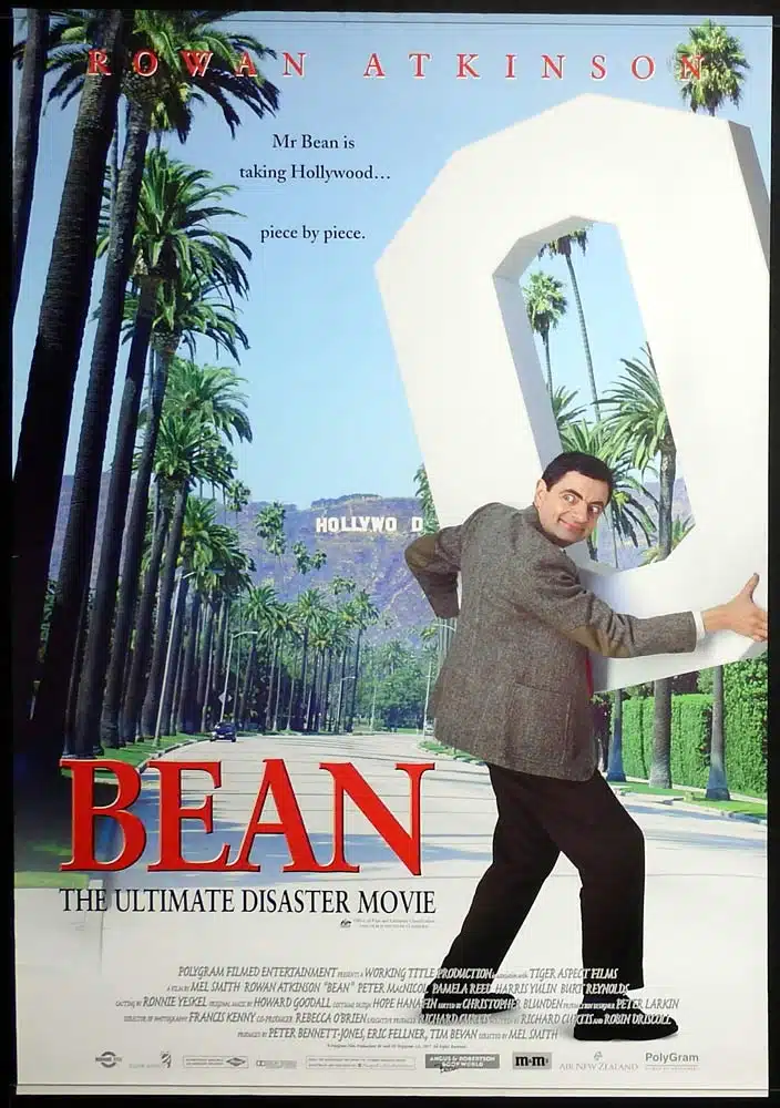 BEAN Original Rolled One Sheet Movie Poster Rowan Atkinson Peter MacNicol Pamela Reed